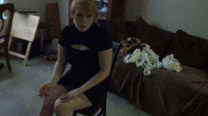 www.leggybondage.com - IZZY RUDE CUSTOMER GETS BOUND GAGGED PART 1 thumbnail